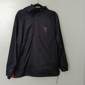 Rip n Dip Hell‎ Pit Flame Cat Black Windbreaker Jacket Men's L